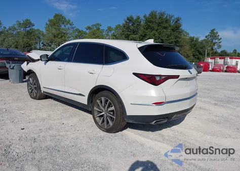 2025 Acura Mdx Technology Package from USA, damaged, VIN 5J8YE1H42SL006614